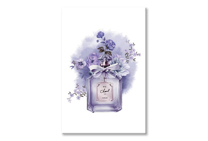 Purple Perfume Wall Art Limited Edition High Quality Print Stretched Canvas None