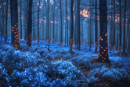 Forest in the Night Print 100% Australian Made - Bella Home Decor