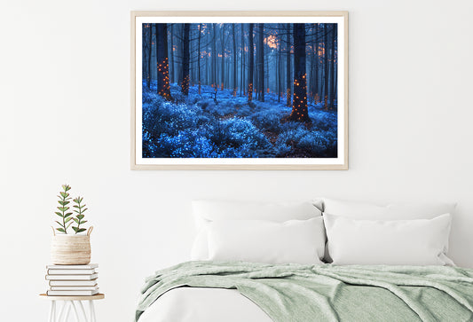 Forest in the Night Home Decor Premium Quality Poster Print Choose Your Sizes