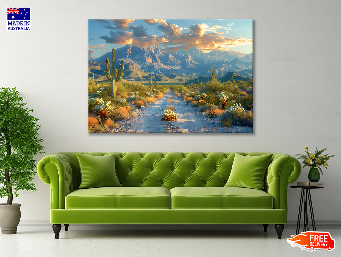 Mountains and Snow Print 100% Australian Made - Bella Home Decor