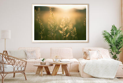 Green Grass in Summer Forest at Sunset Home Decor Premium Quality Poster Print Choose Your Sizes - Bella Home Decor