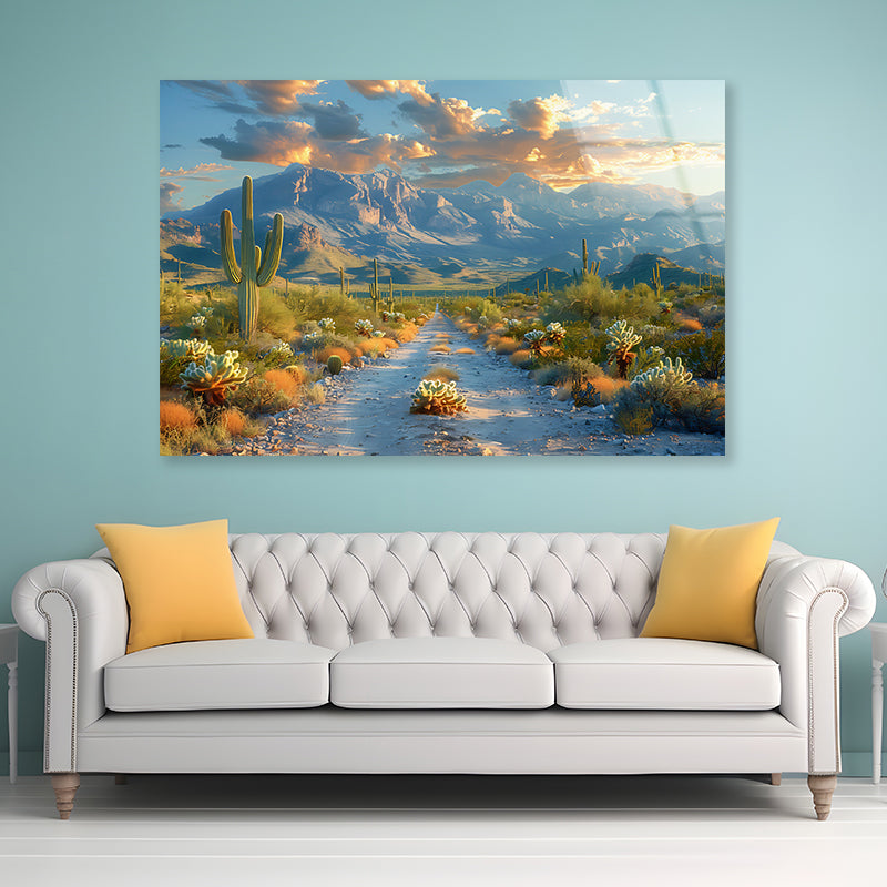 Mountains and Snow Acrylic Glass Print Tempered Glass Wall Art 100% Made in Australia Ready to Hang - Bella Home Decor
