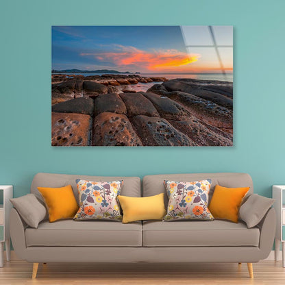 Sunrise at Tip of Borneo Sunset Malaysia Acrylic Glass Print Tempered Glass Wall Art 100% Made in Australia Ready to Hang