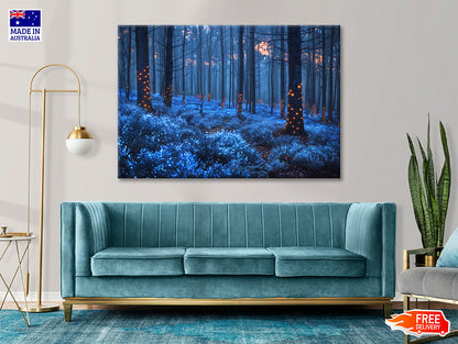 Forest in the Night Print 100% Australian Made - Bella Home Decor