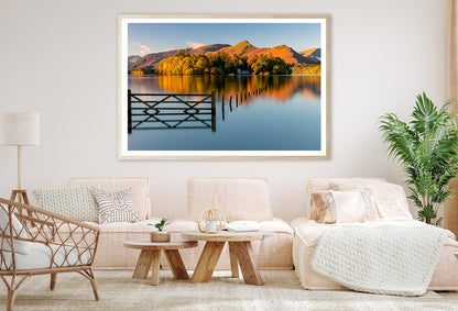 Sunrise Over Derwentwater Autumn Home Decor Premium Quality Poster Print Choose Your Sizes