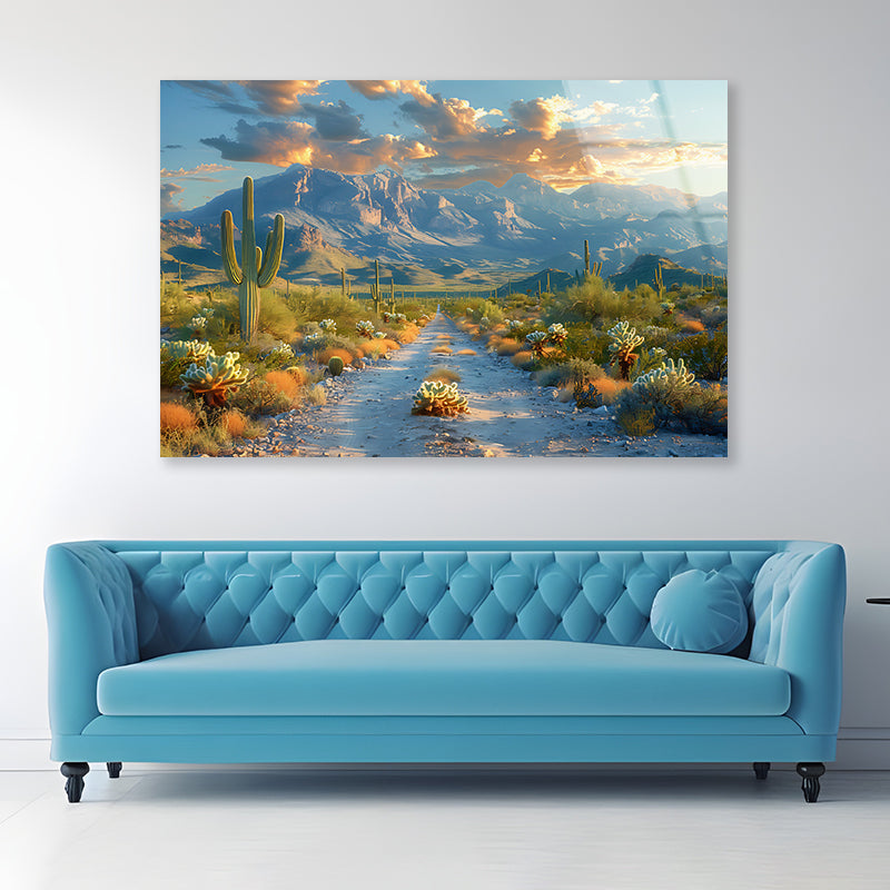 Mountains and Snow Acrylic Glass Print Tempered Glass Wall Art 100% Made in Australia Ready to Hang - Bella Home Decor