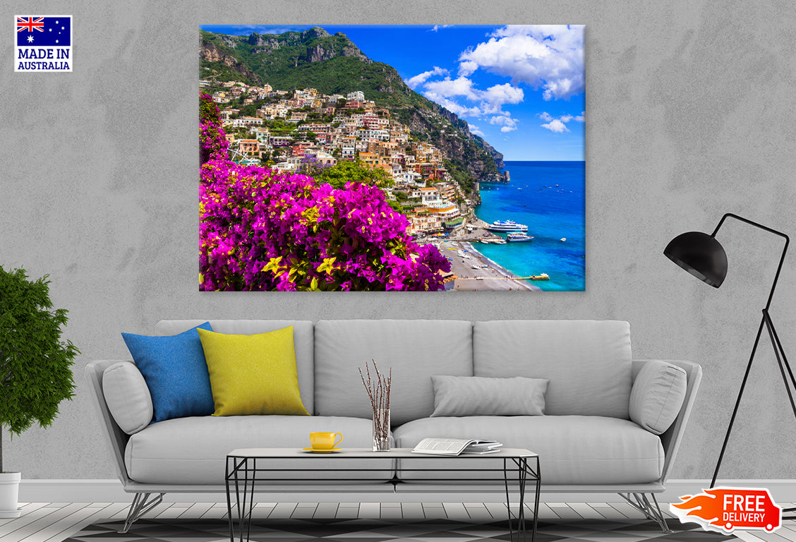 Positano village Italy Print 100% Australian Made