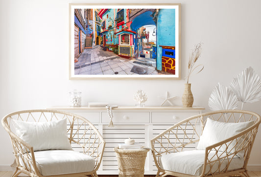 Color Streets of Vietri Salerno Home Decor Premium Quality Poster Print Choose Your Sizes - Bella Home Decor