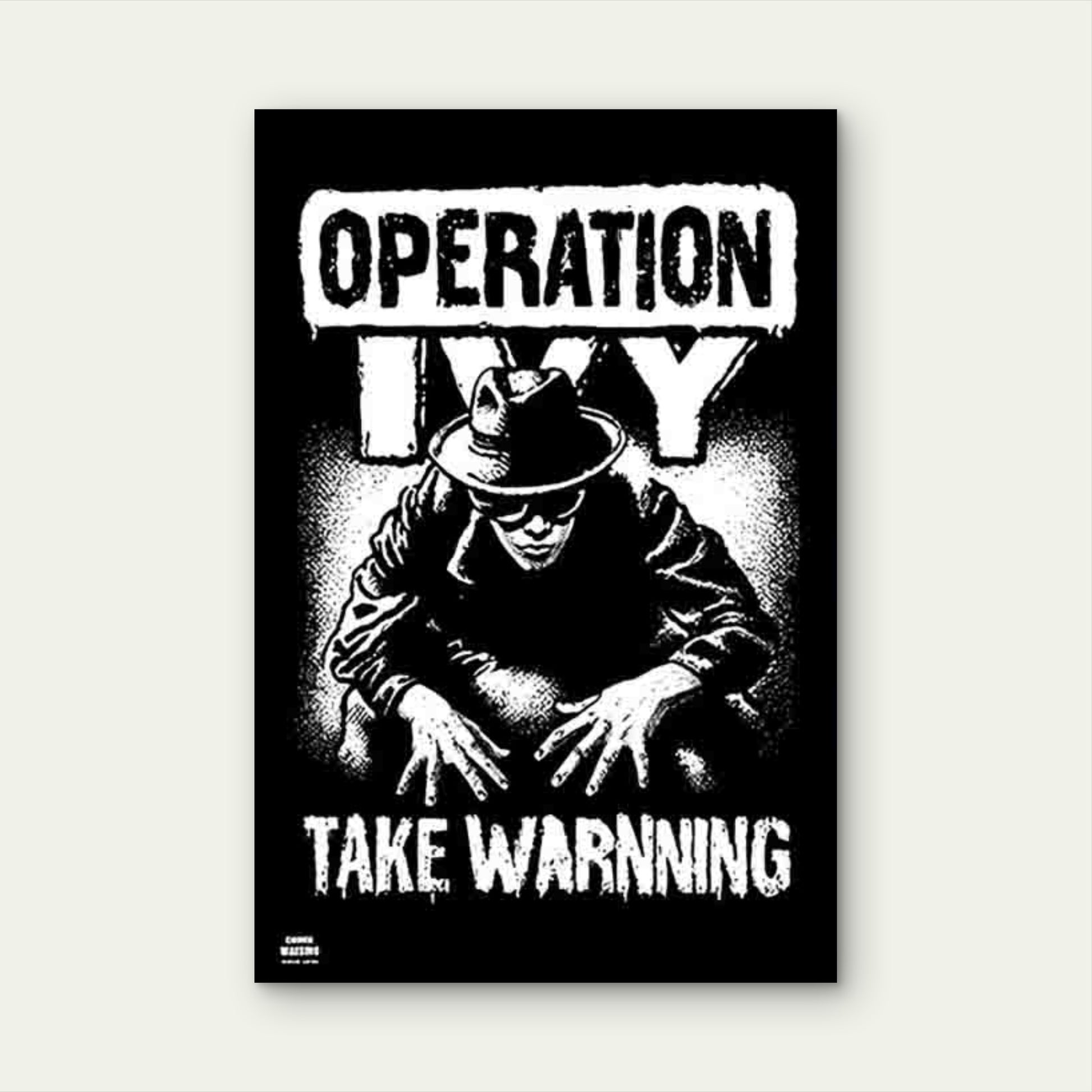 Featuring Operation Inviky Warning 60x90cm Metal Print Ready to Hang - Bella Home Decor