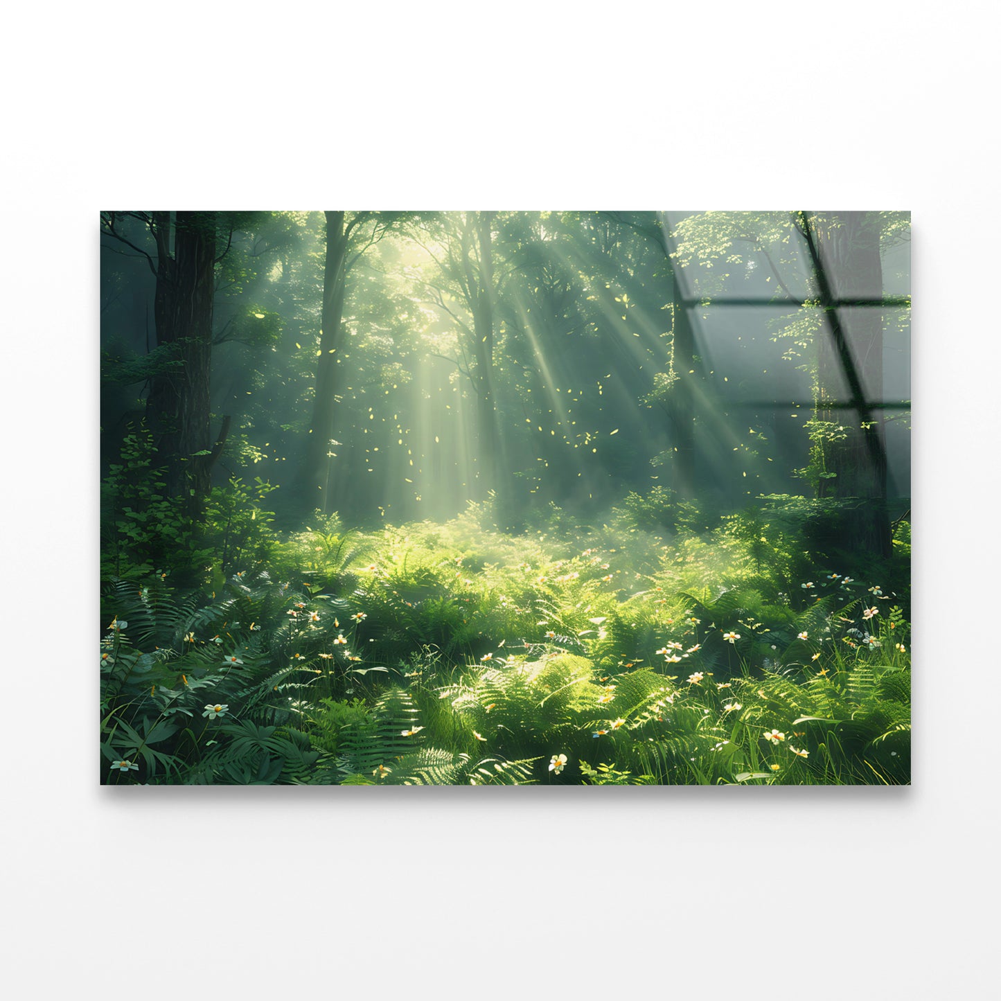 Morning in the Forest Acrylic Glass Print Tempered Glass Wall Art 100% Made in Australia Ready to Hang - Bella Home Decor