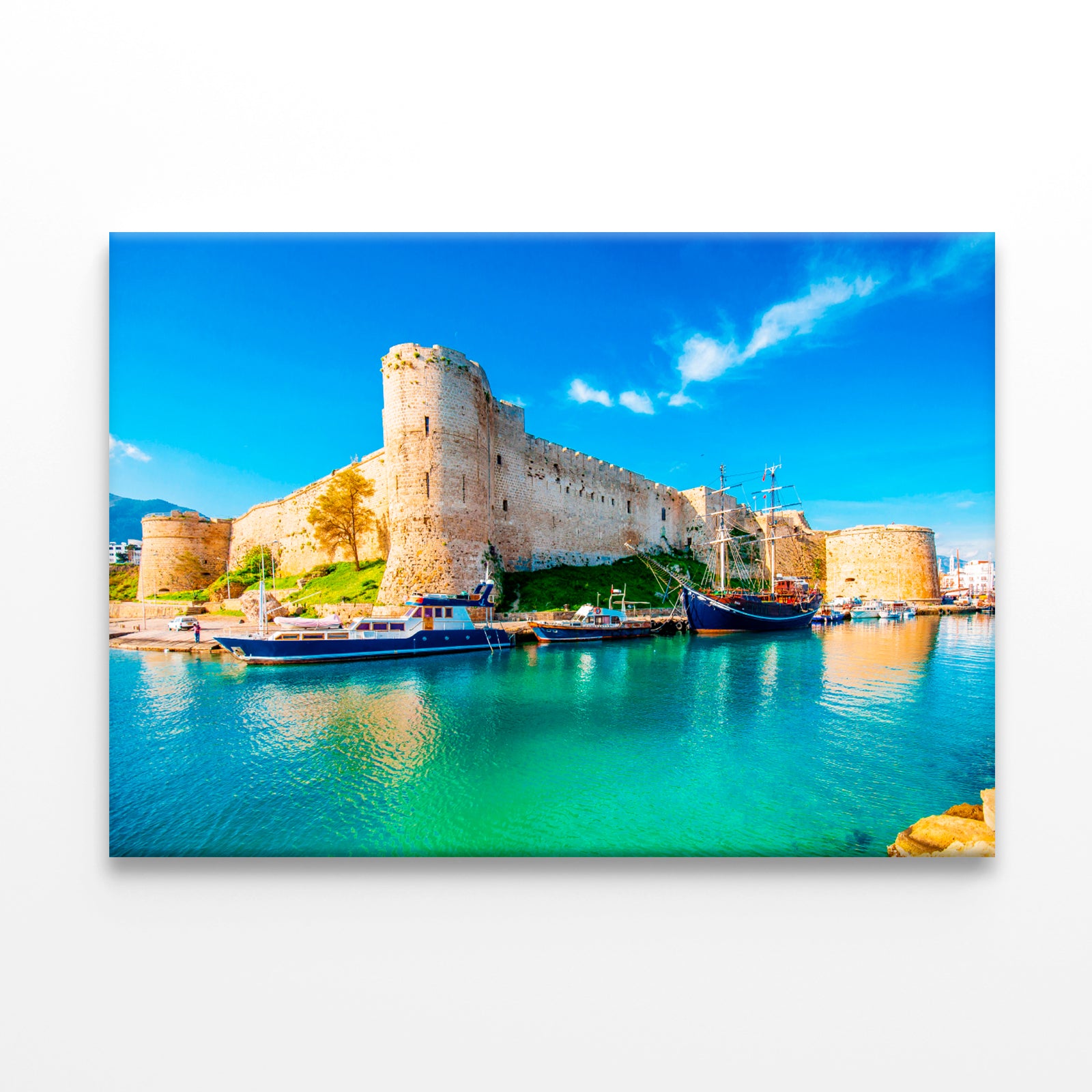 Kyrenia Castle Northern Cyprus Wall Art Decor 100% Australian Made - Bella Home Decor