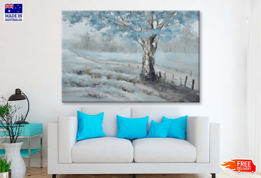 An Impression of Scenery, Big Trees Wall Art Limited Edition High Quality Print