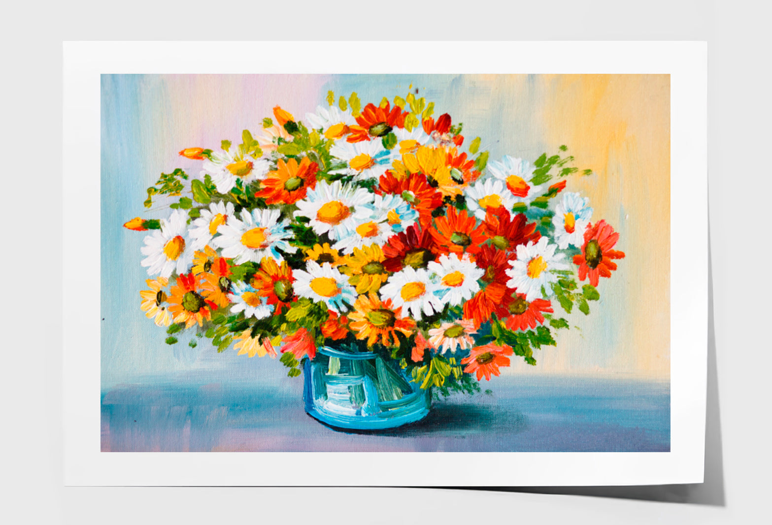 Spring Flowers In A Vase Oil Painting Wall Art Limited Edition High Quality Print Unframed Roll Canvas None