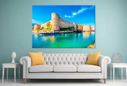 Kyrenia Castle Northern Cyprus Wall Art Decor 100% Australian Made - Bella Home Decor