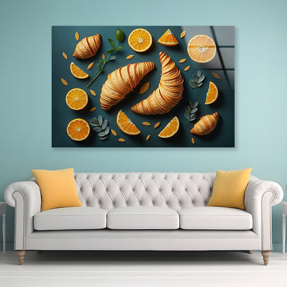 Group of Oranges Acrylic Glass Print Tempered Glass Wall Art 100% Made in Australia Ready to Hang - Bella Home Decor