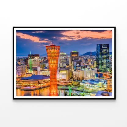 Buildings Of Kobe City in Japan Home Decor Premium Quality Poster Print Choose Your Sizes