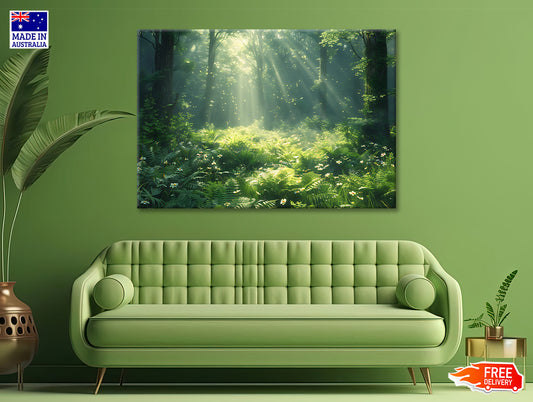 Morning in the Forest Print 100% Australian Made - Bella Home Decor