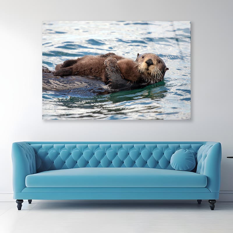 Watchful And Protective Sea Acrylic Glass Print Tempered Glass Wall Art 100% Made in Australia Ready to Hang - Bella Home Decor