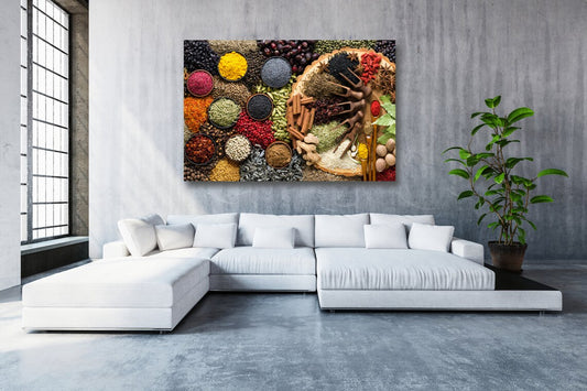 Herbs And Spices Acrylic Glass Print Tempered Glass Wall Art 100% Made in Australia Ready to Hang