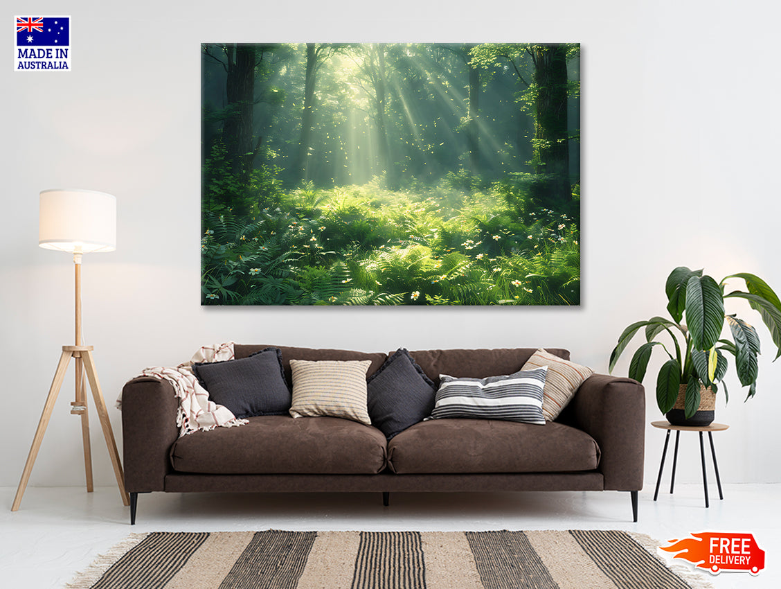 Morning in the Forest Print 100% Australian Made - Bella Home Decor