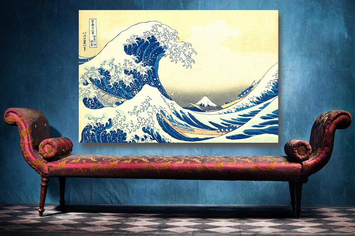 Hokusai, The Great Wave Off Kanagawa UV Direct Aluminum Print Australian Made Quality