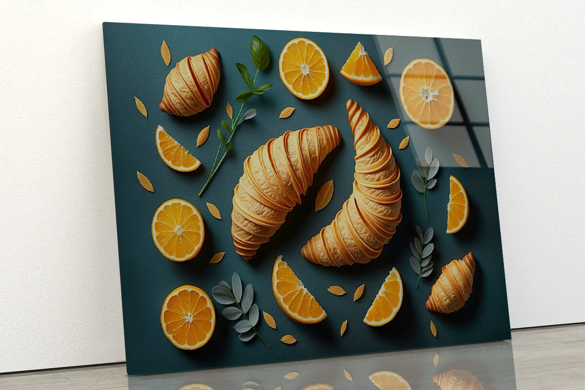 Group of Oranges Acrylic Glass Print Tempered Glass Wall Art 100% Made in Australia Ready to Hang - Bella Home Decor