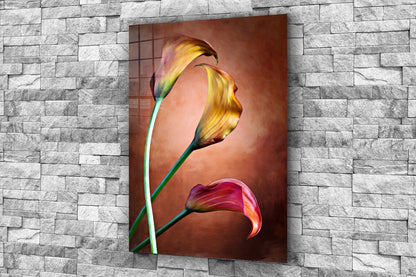 Flowers Closeup View UV Direct Aluminum Print Australian Made Quality