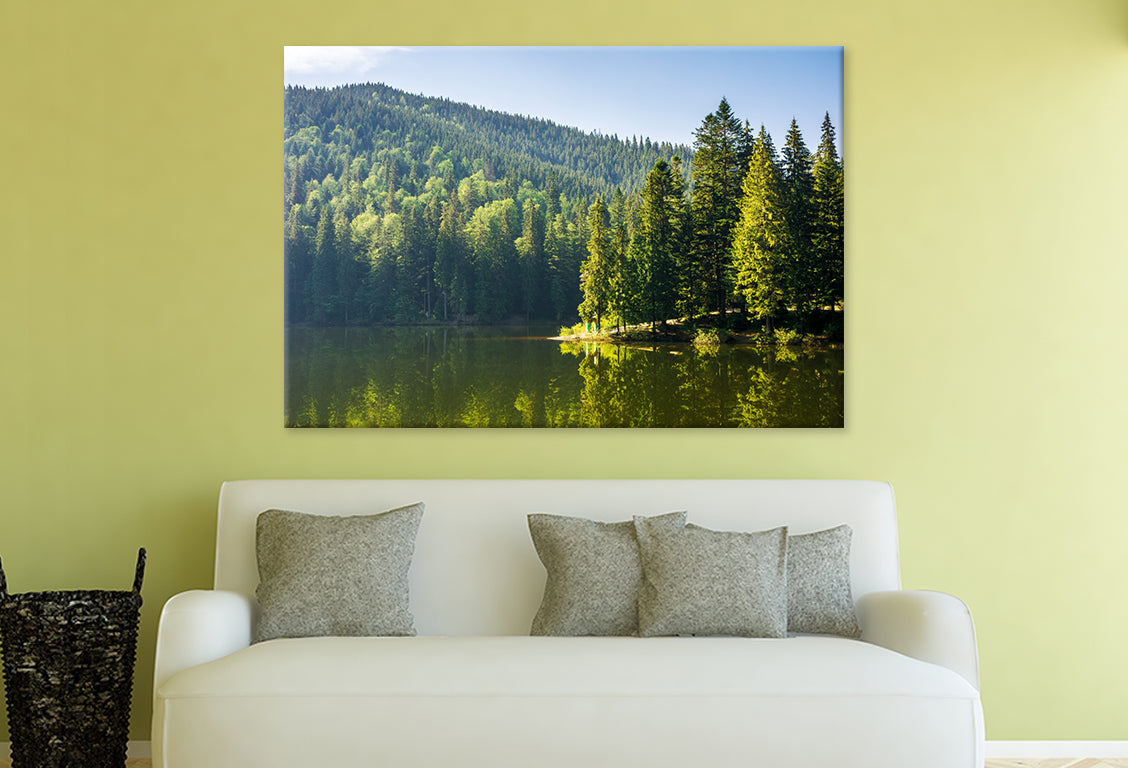 Synevyr Lake in Carpathian Nature Wall Art Decor 100% Australian Made - Bella Home Decor