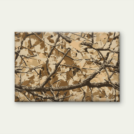 Seamless Tree Branch Vector Pattern Wall Art Decor 100% Australian Made