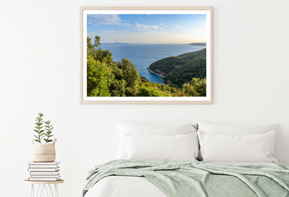 Coastline on Korcula Island in Adriatic Sea in Croatia Home Decor Premium Quality Poster Print Choose Your Sizes