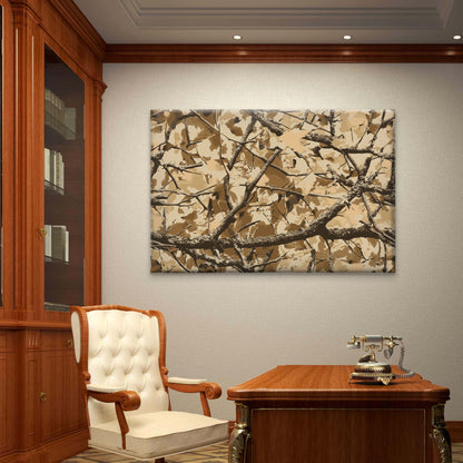 Seamless Tree Branch Vector Pattern Wall Art Decor 100% Australian Made