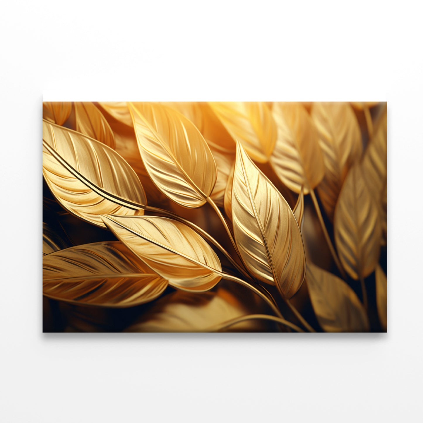 Close-Up of Vibrant Golden Leaves Print 100% Australian Made - Bella Home Decor
