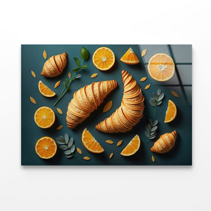 Group of Oranges Acrylic Glass Print Tempered Glass Wall Art 100% Made in Australia Ready to Hang - Bella Home Decor