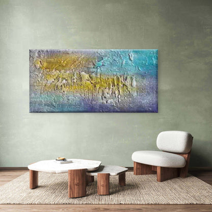 Golden White Beige Abstract Wall Art Canvas Office Home Room Framed 120x60cm
