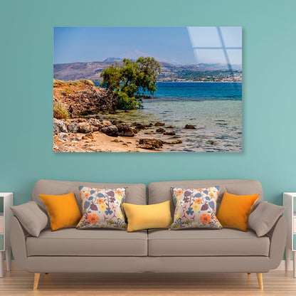 Beautiful Landscapes on Crete Greece Acrylic Glass Print Tempered Glass Wall Art 100% Made in Australia Ready to Hang