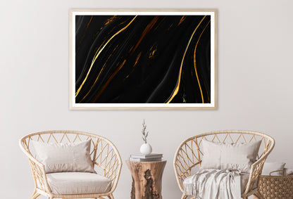 Black And Gold Modern Luxury Art Home Decor Premium Quality Poster Print Choose Your Sizes