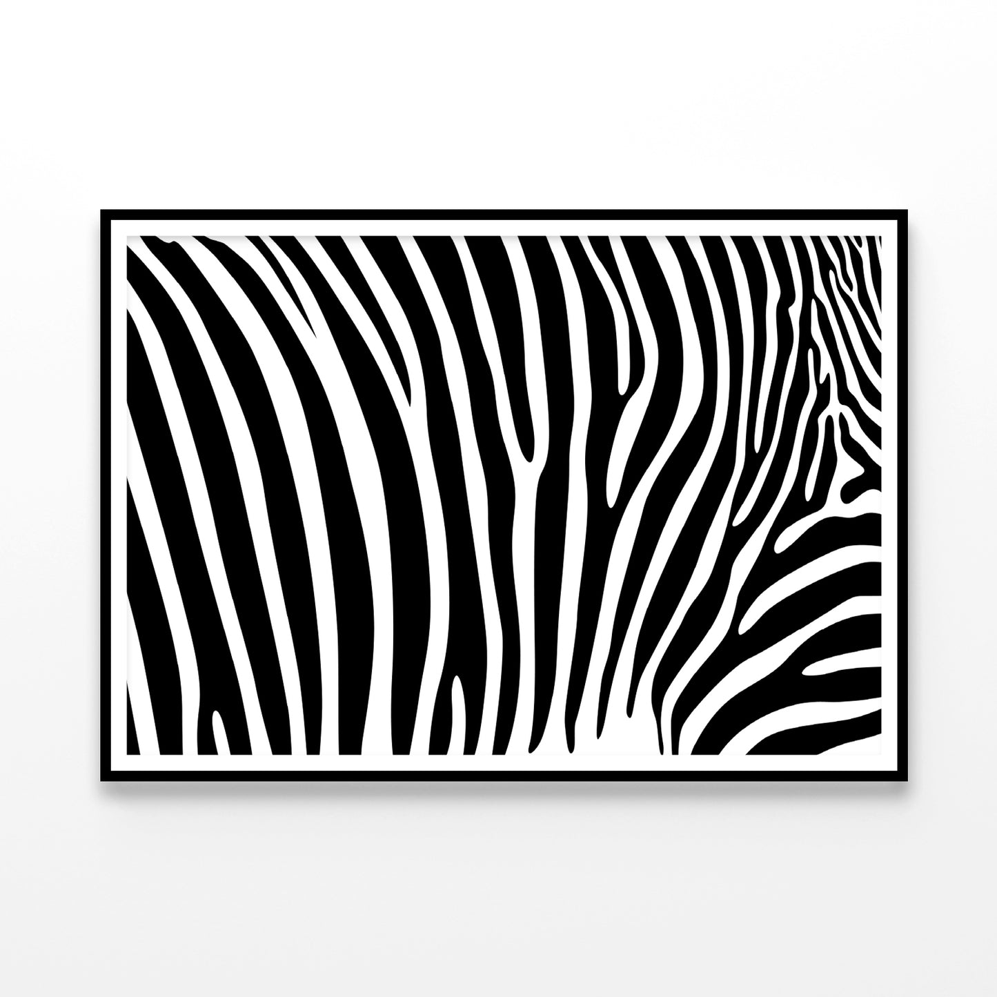 Black And White Zebra Pattern Home Decor Premium Quality Poster Print Choose Your Sizes - Bella Home Decor
