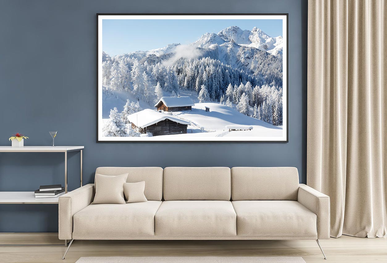 Winter wonderland in the Austria Home Decor Premium Quality Poster Print Choose Your Sizes