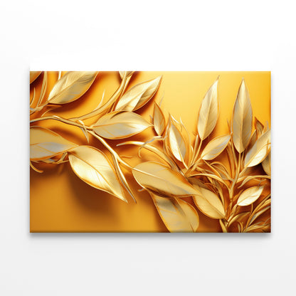 Vibrant Display of Golden Leaves Set Print 100% Australian Made - Bella Home Decor