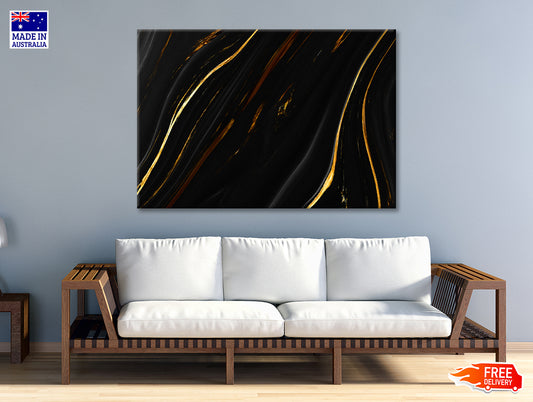 Black And Gold Modern Luxury Art Print 100% Australian Made