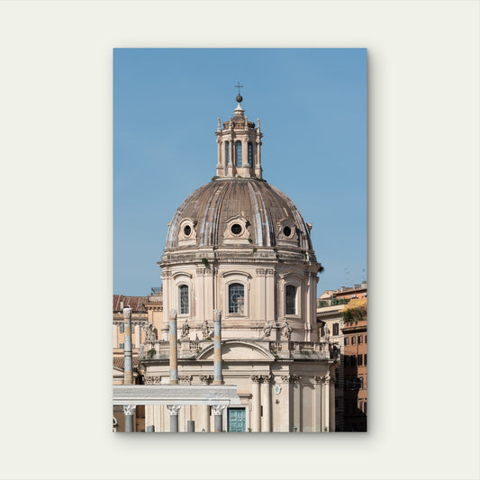 Rome Italy Church Architecture 40x60cm Metal Print Ready to Hang