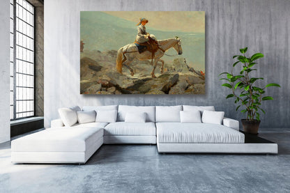 Winslow Homer, The Bridle Path UV Direct Aluminum Print Australian Made Quality