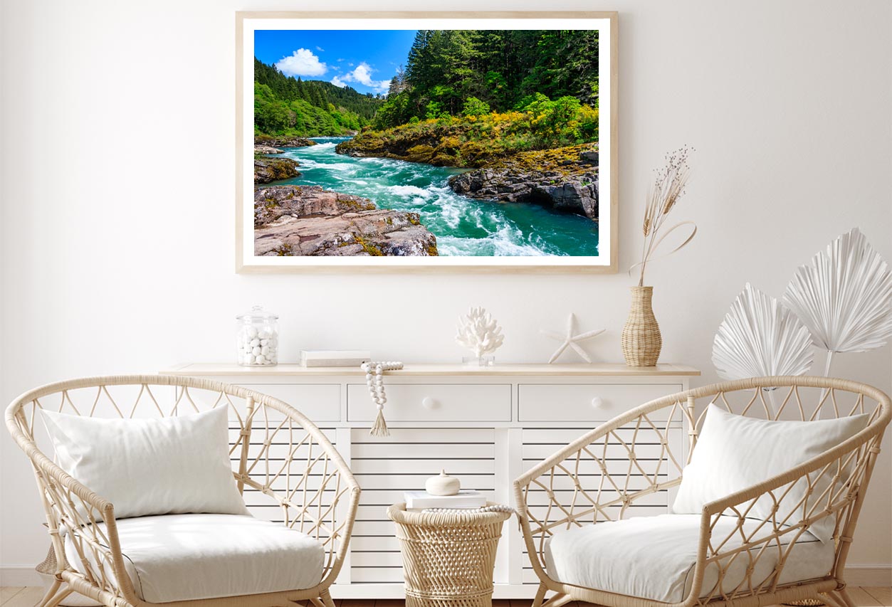 Nature Baths On the Katun River, In the Altai Mountains, Siberia, Russia Home Decor Premium Quality Poster Print Choose Your Sizes