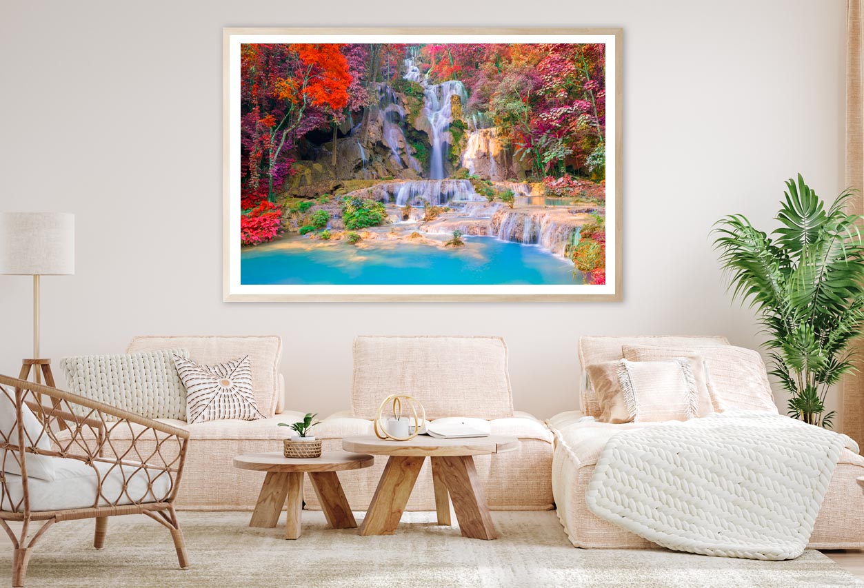 Waterfall In Rain Forest Home Decor Premium Quality Poster Print Choose Your Sizes