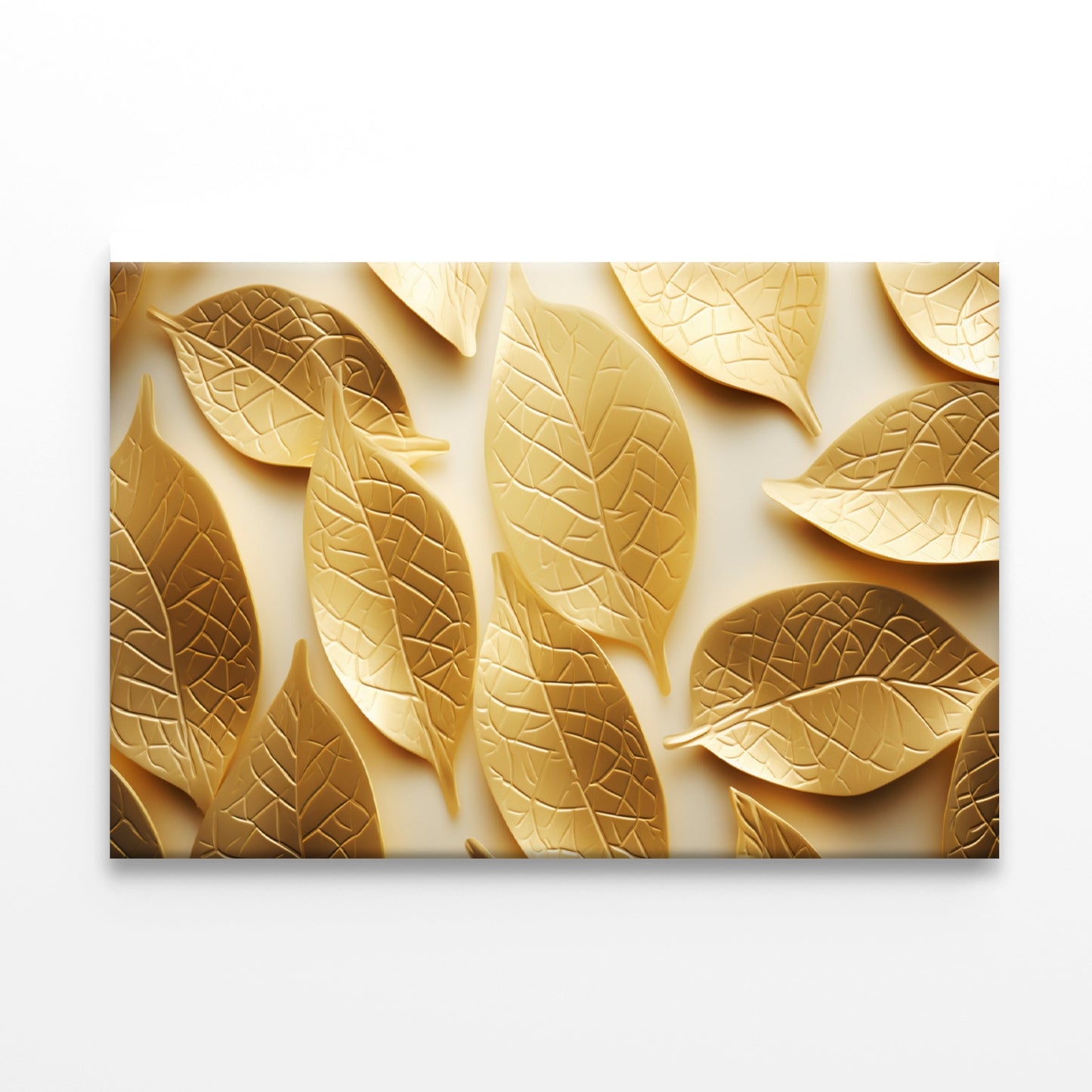 Close-Up of Golden Leaves Print 100% Australian Made - Bella Home Decor