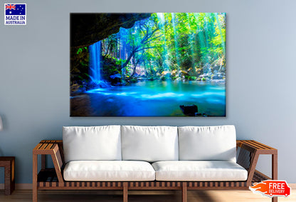 Nabegatai, Waterfall in Forest, Kumamoto Japan Wall Art Decor 100% Australian Made