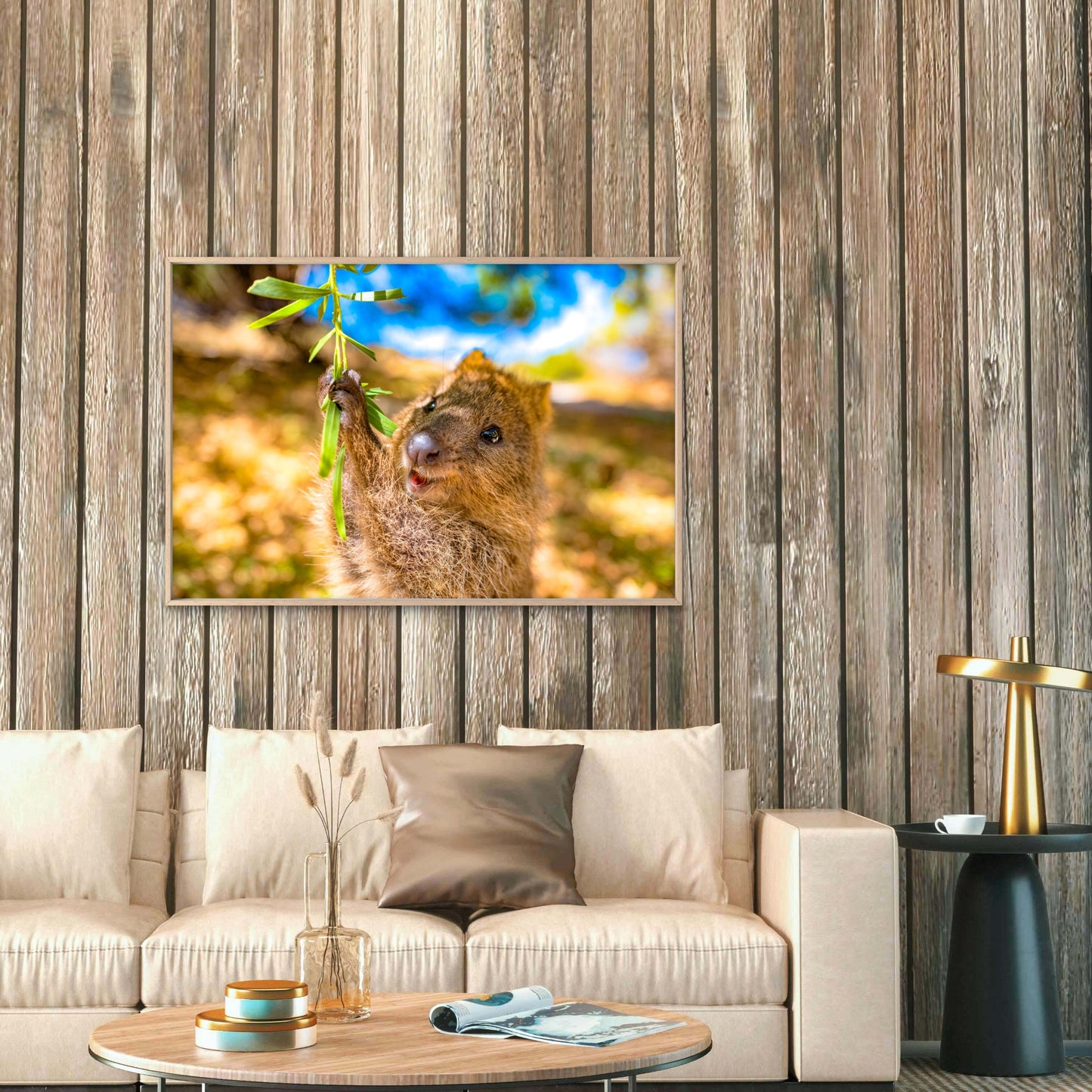 Quokka Rottnest Island Perth Western Australia Wall Art Decor 100% Australian Made