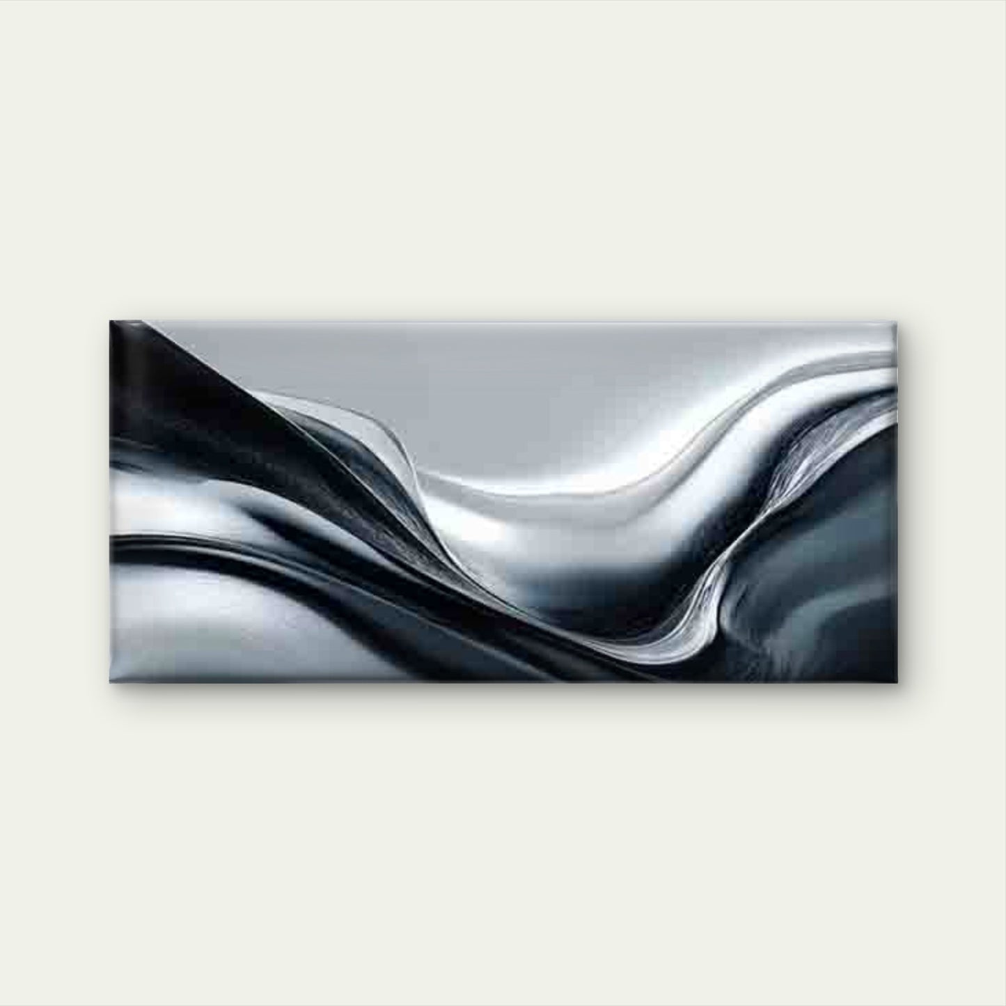 Abstract Minimalist Monochrome Wall Art Canvas Office Home Room Framed 120x60cm