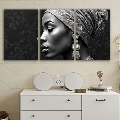 3pcs Black and White Artistic Modern Wall Art Set Canvas Framed 40x60cm - High Quality Print 100% Australian Made Wall Canvas Ready to Hang - Bella Home Decor