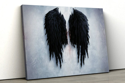 Banksy Fallen Angel Broken Wings UV Direct Aluminum Print Australian Made Quality